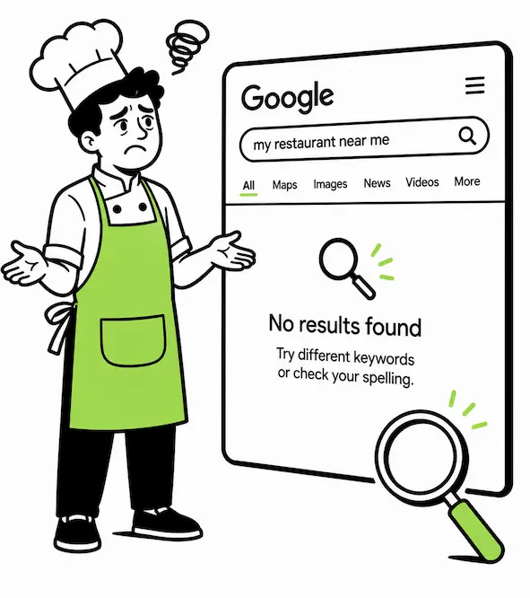 Business not found on Google search results